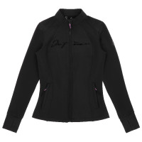 Gilet Je t'aime Equithème Ilona femme Noir