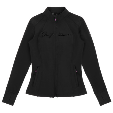 Gilet Je t'aime Equithème Ilona femme Noir Gilet Je t'aime Equithème Ilona femme Noir