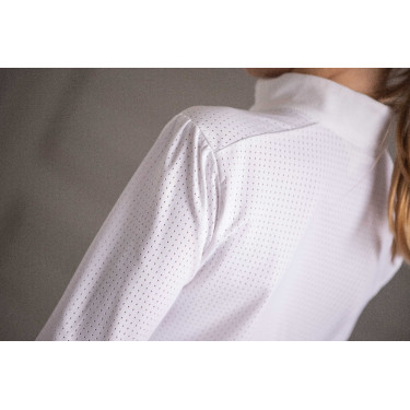 Polo de concours Eden by Pénélope Bruges Mesh Blanc