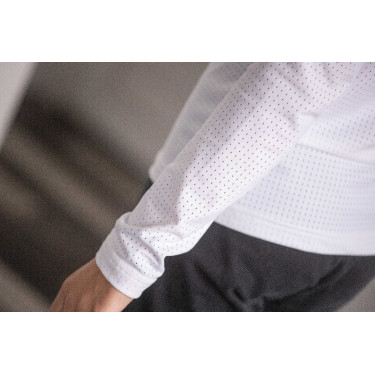 Polo de concours Eden by Pénélope Bruges Mesh Blanc