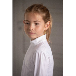 Polo de concours Eden by Pénélope Bruges Mesh Blanc