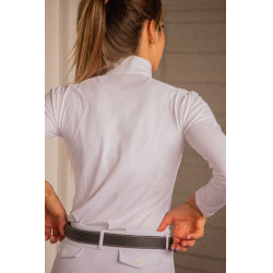 Polo de concours Pénélope Bruges Mesh femme Blanc Polo de concours Pénélope Bruges Mesh femme Blanc