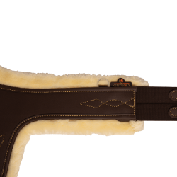 Sangle bavette mouton Kentucky Marron