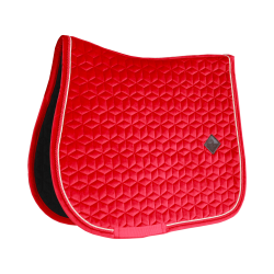 Tapis de selle Velvet jumping Kentucky Rouge