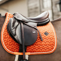 Tapis de selle Velvet jumping Kentucky Orange