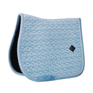 Tapis de selle Velvet jumping Kentucky Bleu clair