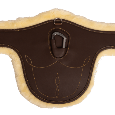 Mouton amovible pour Sangle bavette Kentucky Marron