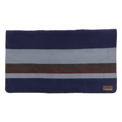 Couverture Séchante Carré Heavy Stripes Kentucky Marine Bleu marine
