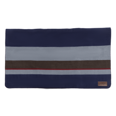 Couverture Séchante Carré Heavy Stripes Kentucky Marine Bleu marine