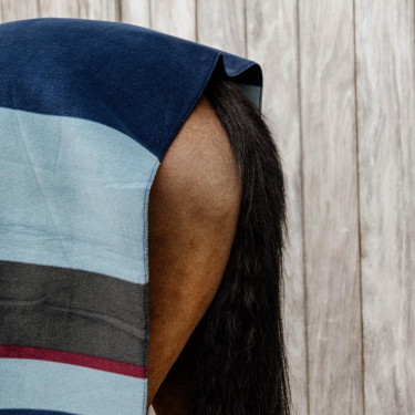 Couverture Séchante Carré Heavy Stripes Kentucky Marine Bleu marine