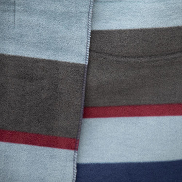 Couverture Séchante Carré Heavy Stripes Kentucky Marine Bleu marine