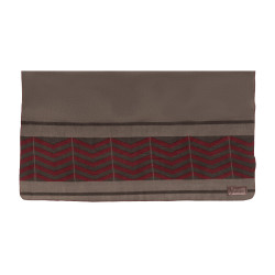 Couverture Séchante Carré Heavy Fishbone Kentucky Bordeaux