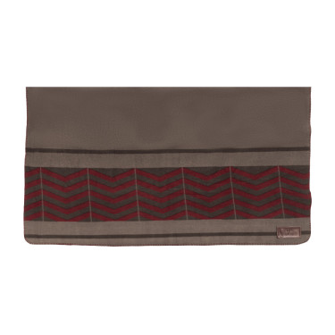 Couverture Séchante Carré Heavy Fishbone Kentucky Bordeaux