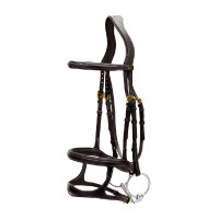 Bridon Double Muserolle D Collection by Dy'on Noir