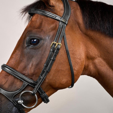 Bridon Double Muserolle D Collection by Dy'on Noir