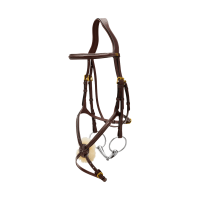 Bridon Muserolle Croisée D Collection by Dy'on Noir Bridon Muserolle Croisée D Collection by Dy'on Noir