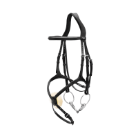 Bridon Muserolle Croisée New English Collection by Dy'on Brun Marron Bridon Muserolle Croisée New English Collection by Dy'on Brun Marron