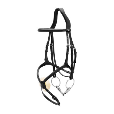 Bridon Muserolle Croisée New English Collection by Dy'on Noir