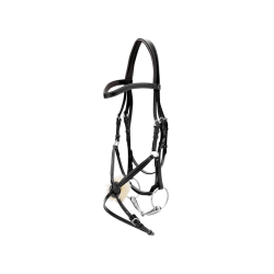 Bridon Muserolle Croisée Working By Dy'on Noir