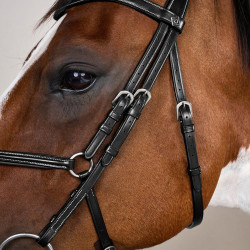 Bridon Muserolle Croisée Working By Dy'on Noir