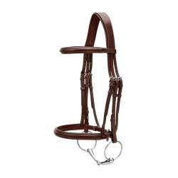 Bridon Muserolle Française US Collection by Dy'on Brun Marron