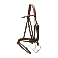 Bridon cuir rond Working By Dy'on Marron
