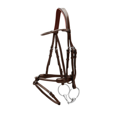 Bridon cuir rond Working By Dy'on Marron