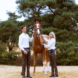 Long Chaps Cuir Dy'on Brun Marron