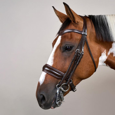 Bride Muserolle Large Mat Working By Dy'on Brun Marron Bride Muserolle Large Mat Working By Dy'on Brun Marron