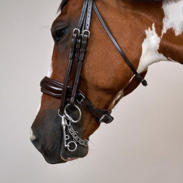 Bride Muserolle Large Mat Working By Dy'on Brun Marron Bride Muserolle Large Mat Working By Dy'on Brun Marron