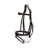 Bridon Muserolle Combinée Anatomique Dy'on Noir Bridon Muserolle Combinée Anatomique Dy'on Noir