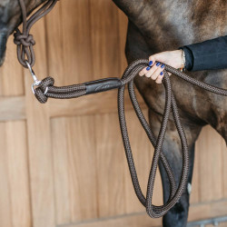 Longe d'entrainement Dy'on avec mousqueton Marron Longe d'entrainement Dy'on avec mousqueton Marron