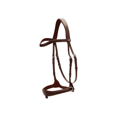 Bridon Working by Dy'on avec liberté de mouvement Marron Bridon Working by Dy'on avec liberté de mouvement Marron