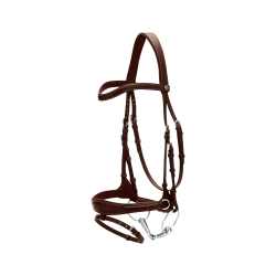 Bridon Working by Dy'on avec liberté de mouvement Marron Bridon Working by Dy'on avec liberté de mouvement Marron