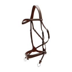 Bridon Working by Dy'on avec liberté de mouvement Marron Bridon Working by Dy'on avec liberté de mouvement Marron