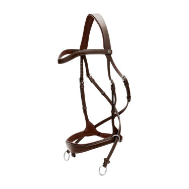 Bridon Working by Dy'on avec liberté de mouvement Marron Bridon Working by Dy'on avec liberté de mouvement Marron