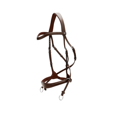 Bridon Working by Dy'on avec liberté de mouvement Marron Bridon Working by Dy'on avec liberté de mouvement Marron