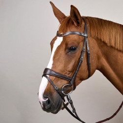 Bridon Working by Dy'on avec liberté de mouvement Marron Bridon Working by Dy'on avec liberté de mouvement Marron