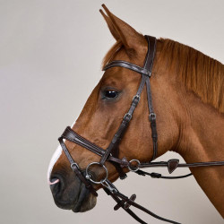 Bridon Working by Dy'on avec liberté de mouvement Marron Bridon Working by Dy'on avec liberté de mouvement Marron