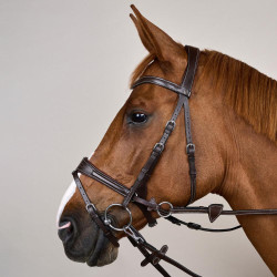 Bridon Working by Dy'on avec liberté de mouvement Marron Bridon Working by Dy'on avec liberté de mouvement Marron