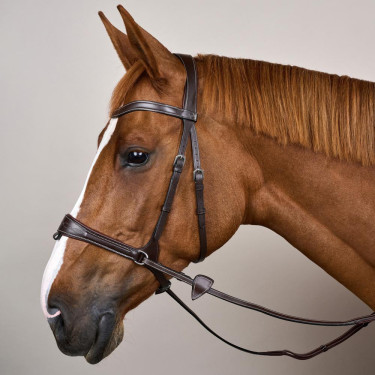 Bridon Working by Dy'on avec liberté de mouvement Marron Bridon Working by Dy'on avec liberté de mouvement Marron