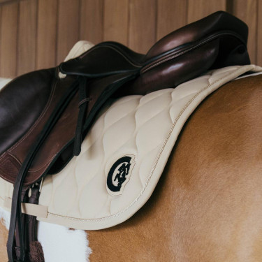 Tapis de selle Kentucky Wave Jumping Beige