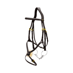 Bridon Muserolle Croisée Tressée D Collection Dy'on