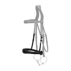 Muserolle Anatomique sans Sous Barbe Collection US Jumping Dy'on Noir Muserolle Anatomique sans Sous Barbe Collection US Jumping Dy'on Noir