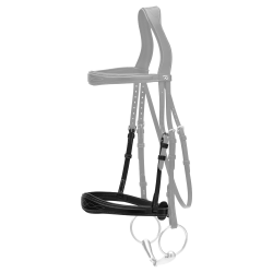 Muserolle Anatomique sans Sous Barbe Collection US Jumping Dy'on Noir