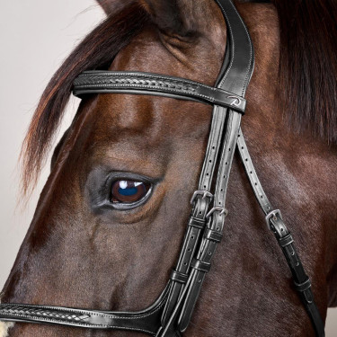 Bridon Muserolle Croisée Tressée New English Collection Dy'on