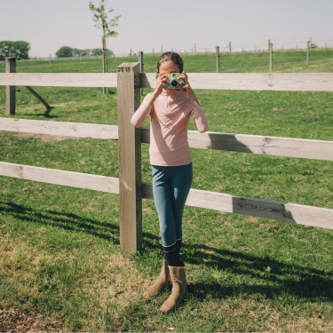 Pantalon Miami City Kentucky grip genoux fille Emeraude Vert