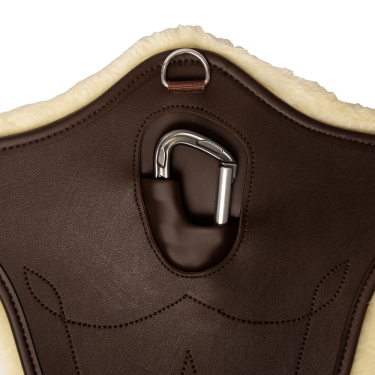 Sangle bavette Kentucky anatomique mouton Marron