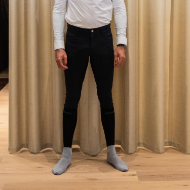 Pantalon d'équitation Kentucky Mexico full grip homme Noir