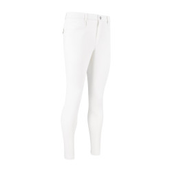 Pantalon d'équitation Kentucky Mexico full grip homme Blanc